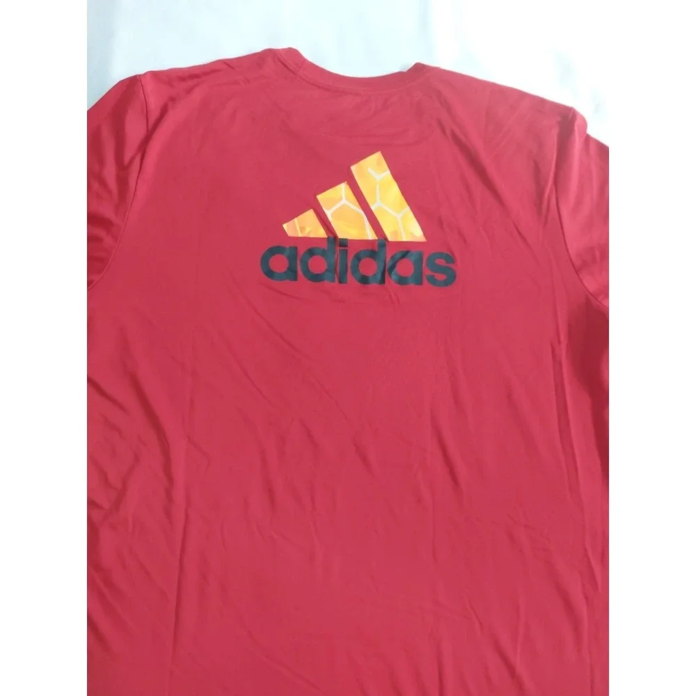 adidas Red Bull - NY Short Sleeve Red Shirt‎ Size Mens 2XL